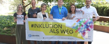 Symbolischer Startschuss für Inklusionslauf Ludwigsburg